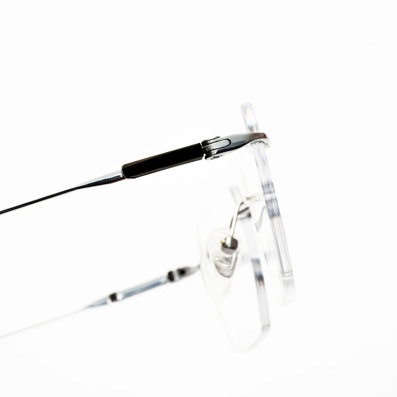 Geometric Rimless Glasses