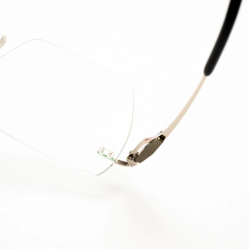 Rimless Rectangle Prescription Glasses best