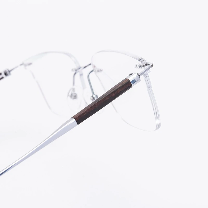 Rimless Titanium Prescription Eyeglasses factory