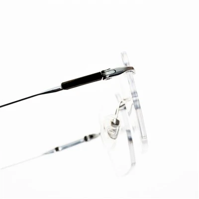 Geometric Rimless Glasses