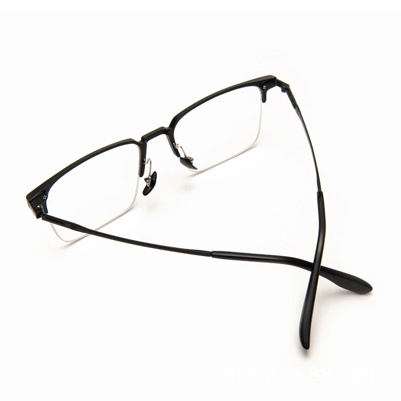 Titanium Semi Rimless Glasses